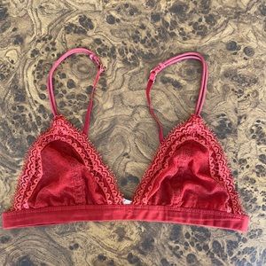 UO red Bralette